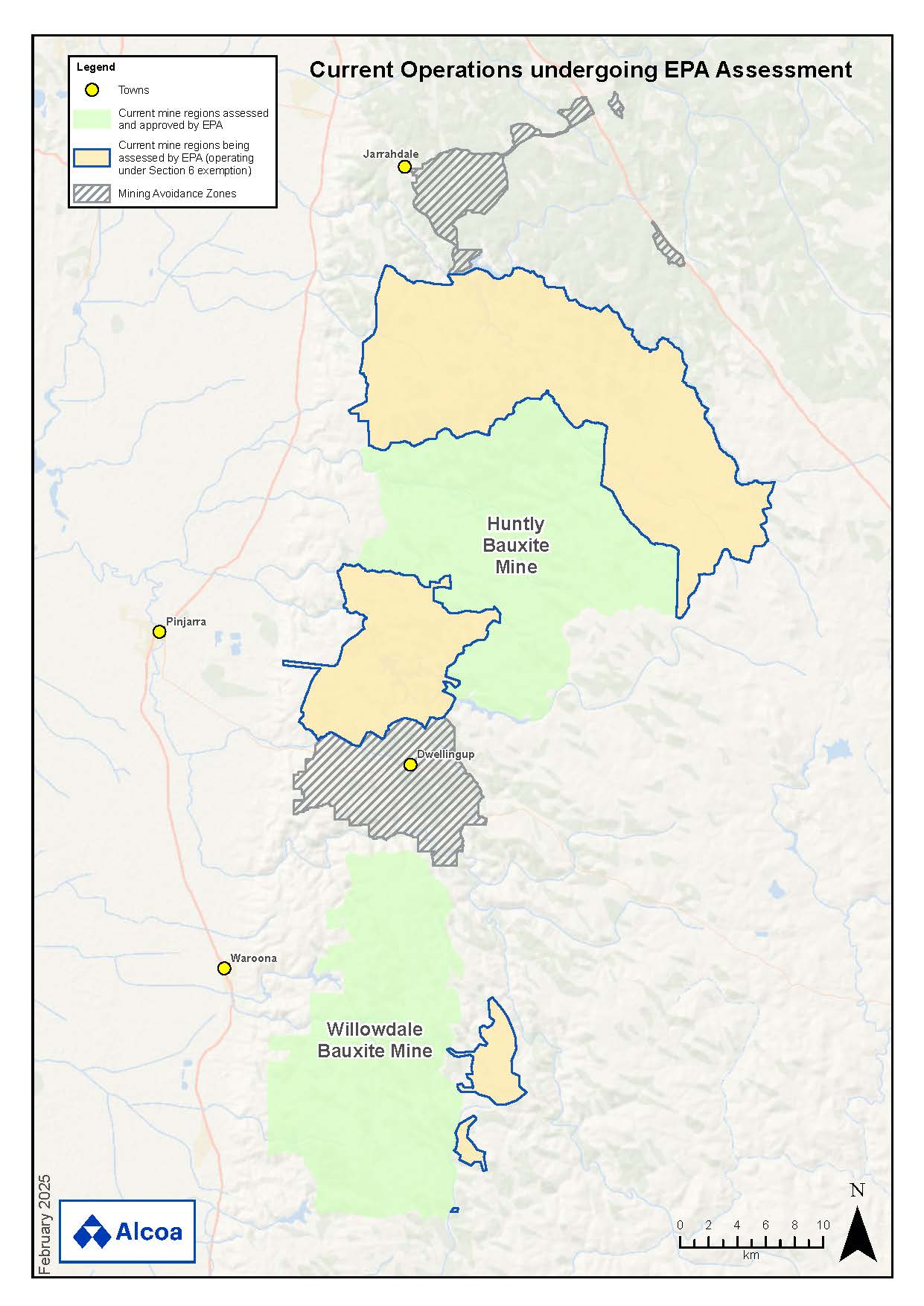 Proposed Future Mine Regions Map