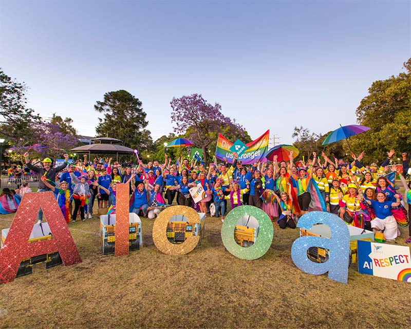 Alcoa Pride Parade Participants